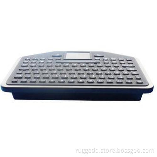 Bluetooh wireless desktop waterproof silicone industrial ke